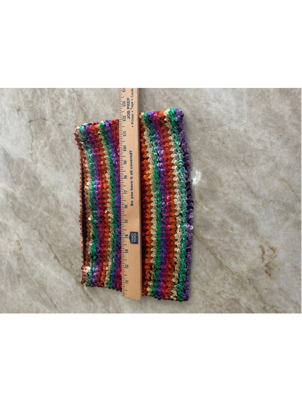 anna-kaci Multi-color Sequin Bandeau One Size, Mardi Gras, festival, pride - Picture 3 of 7